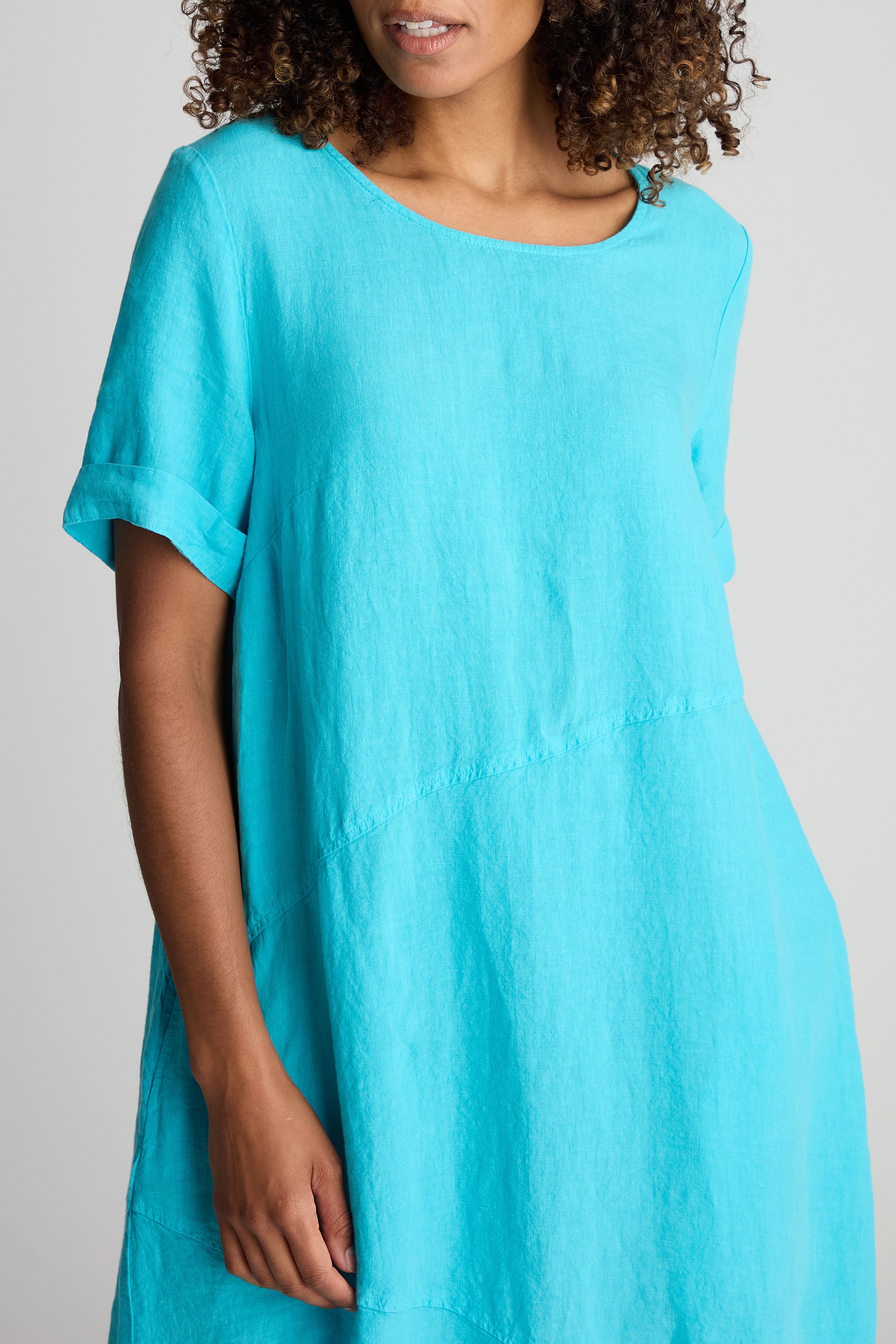 Organza Bubble Dress - Turquoise
