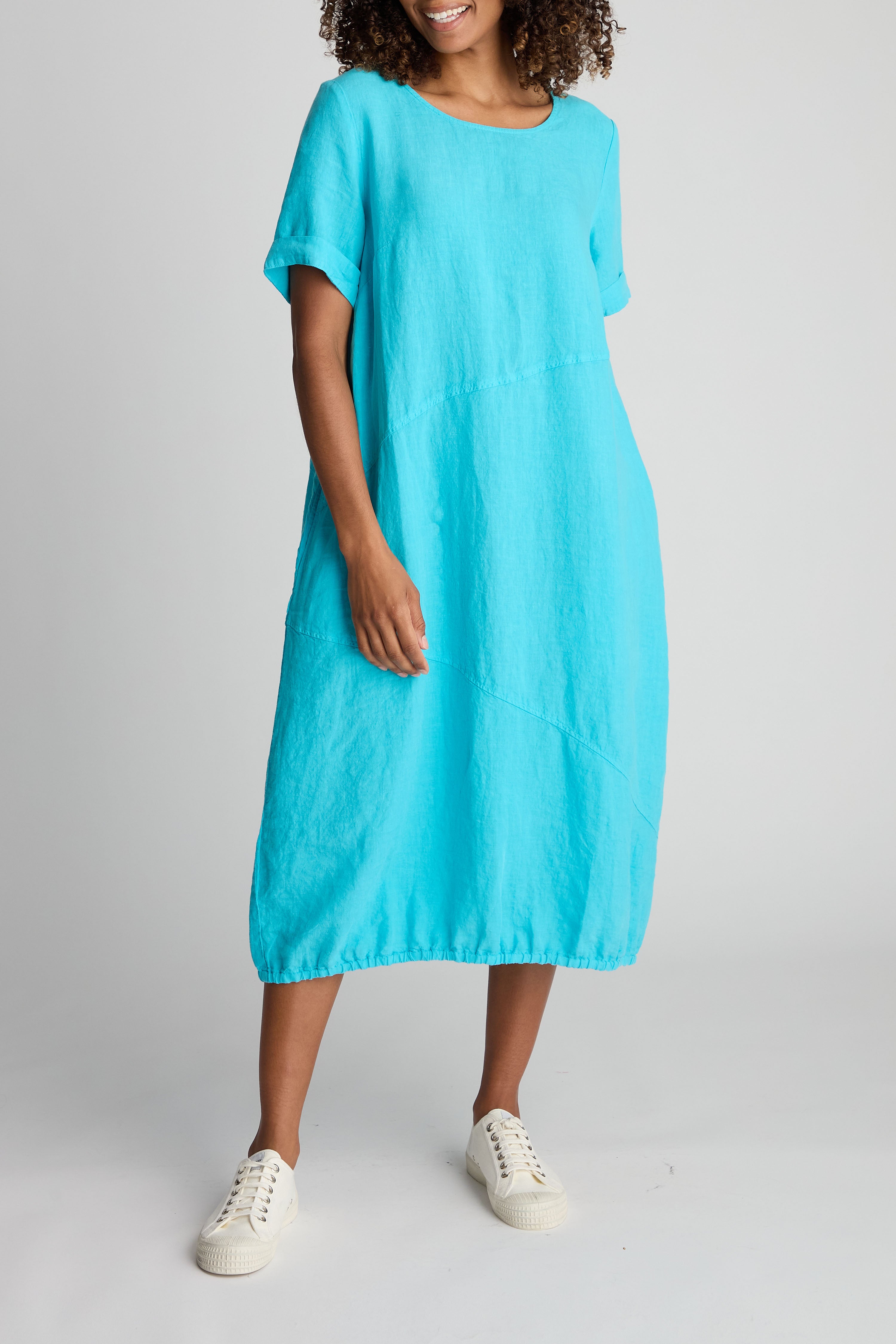 Organza Bubble Dress - Turquoise
