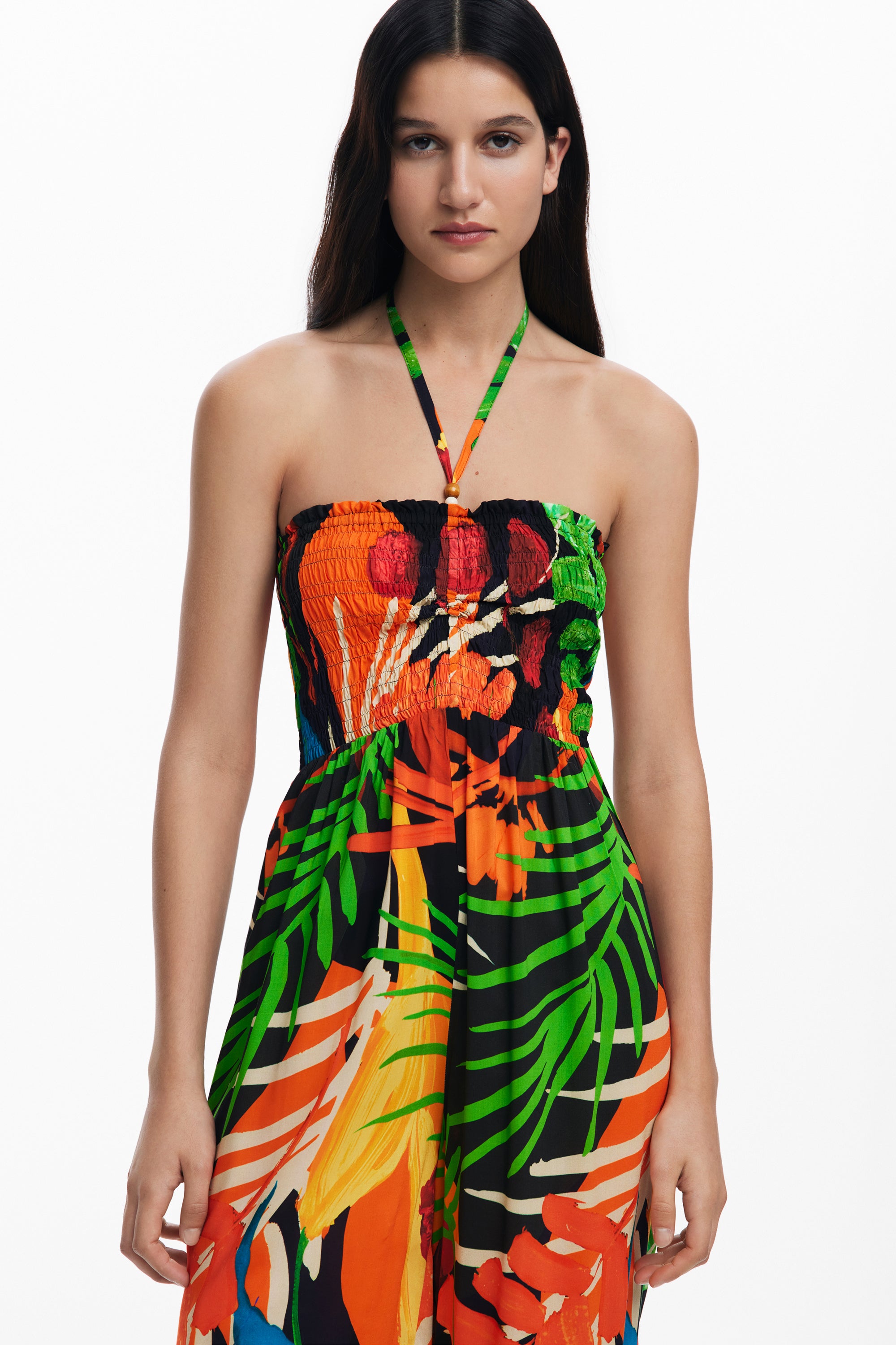 Tropical Jumpsuit - Black