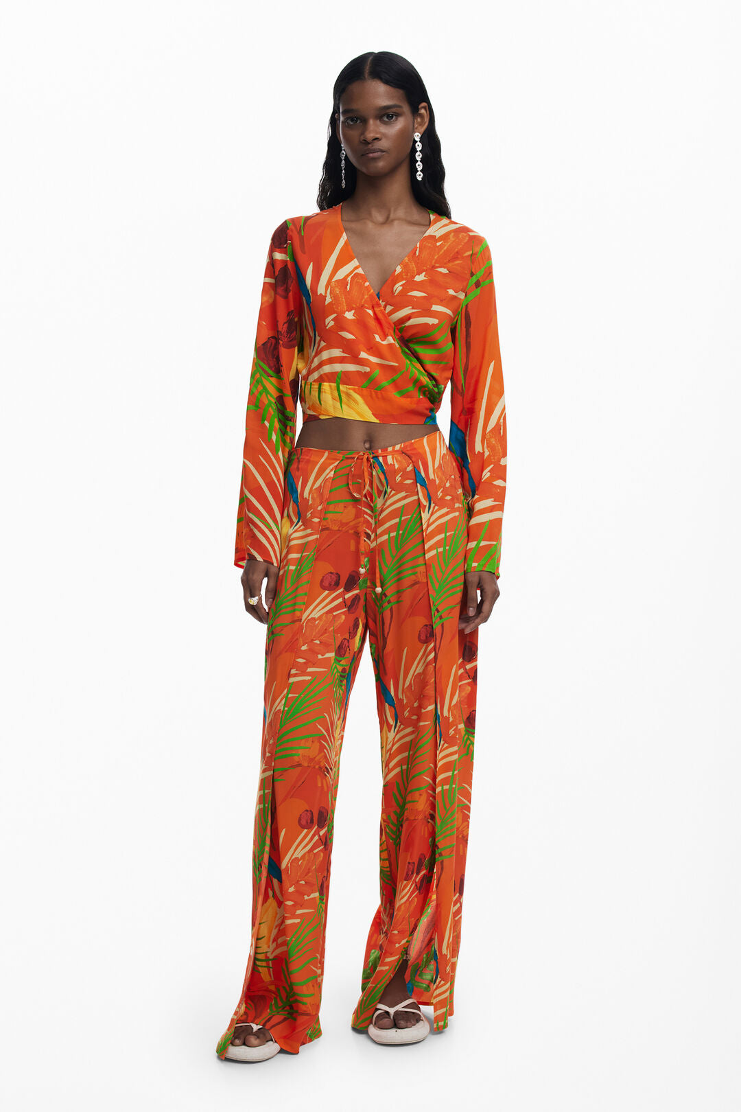 Wrap Top - Orange