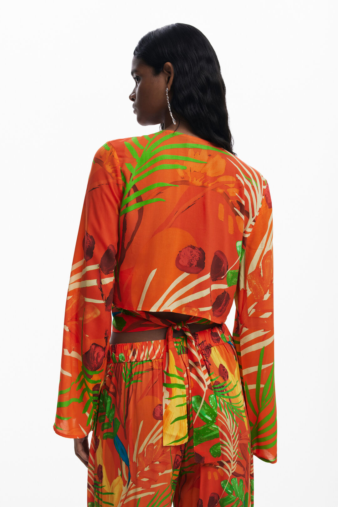 Wrap Top - Orange