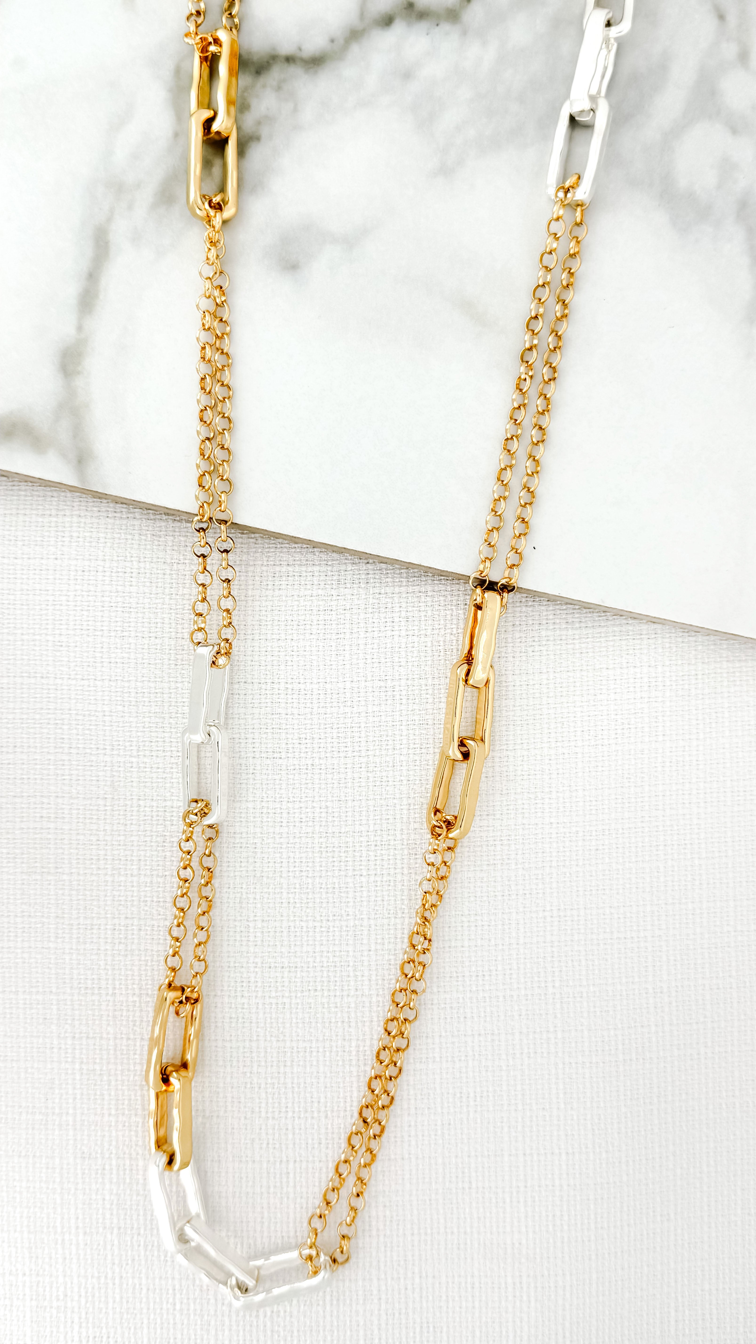 Long Necklace - Gold/Silver