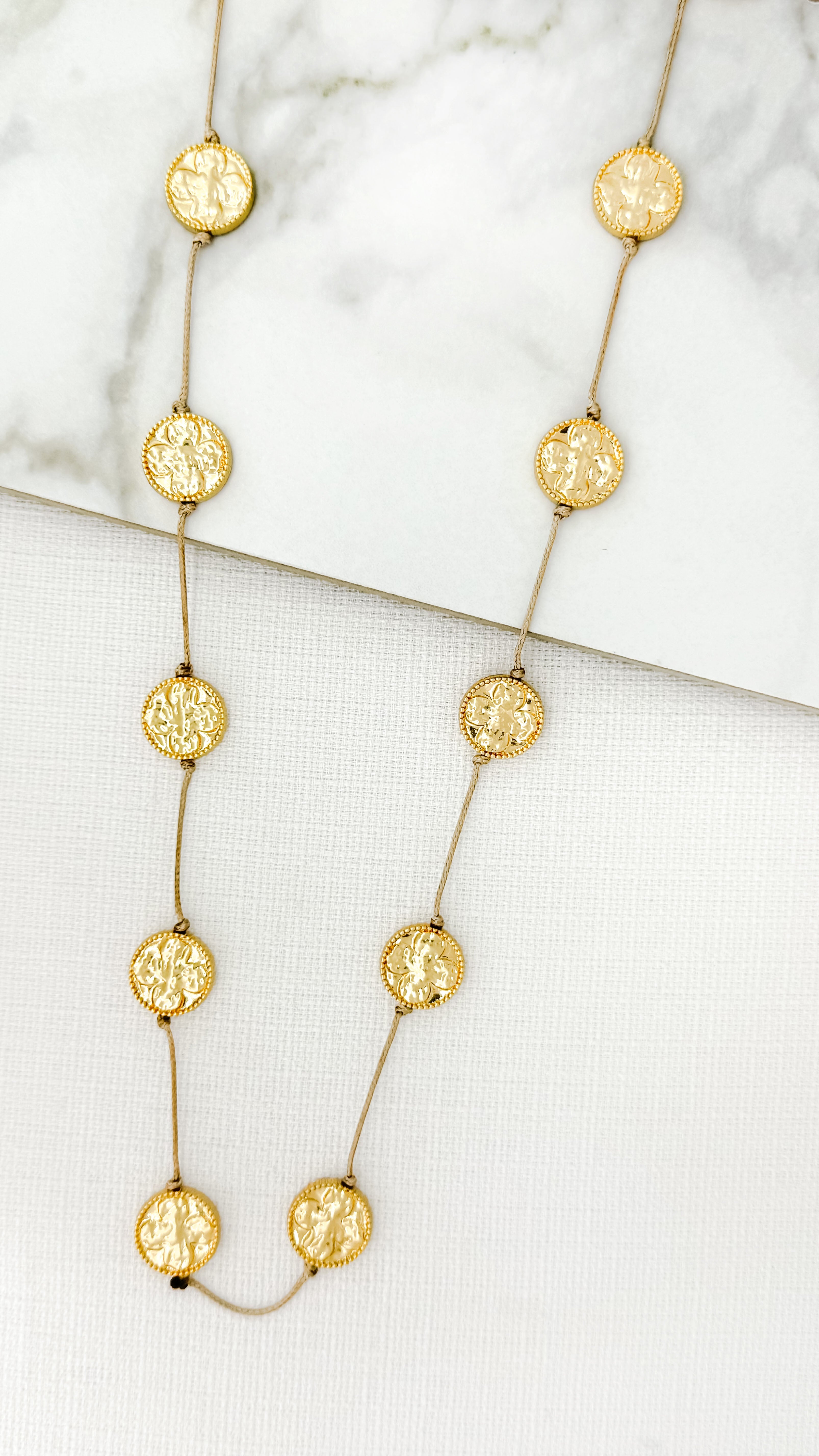 Long Necklace - Gold