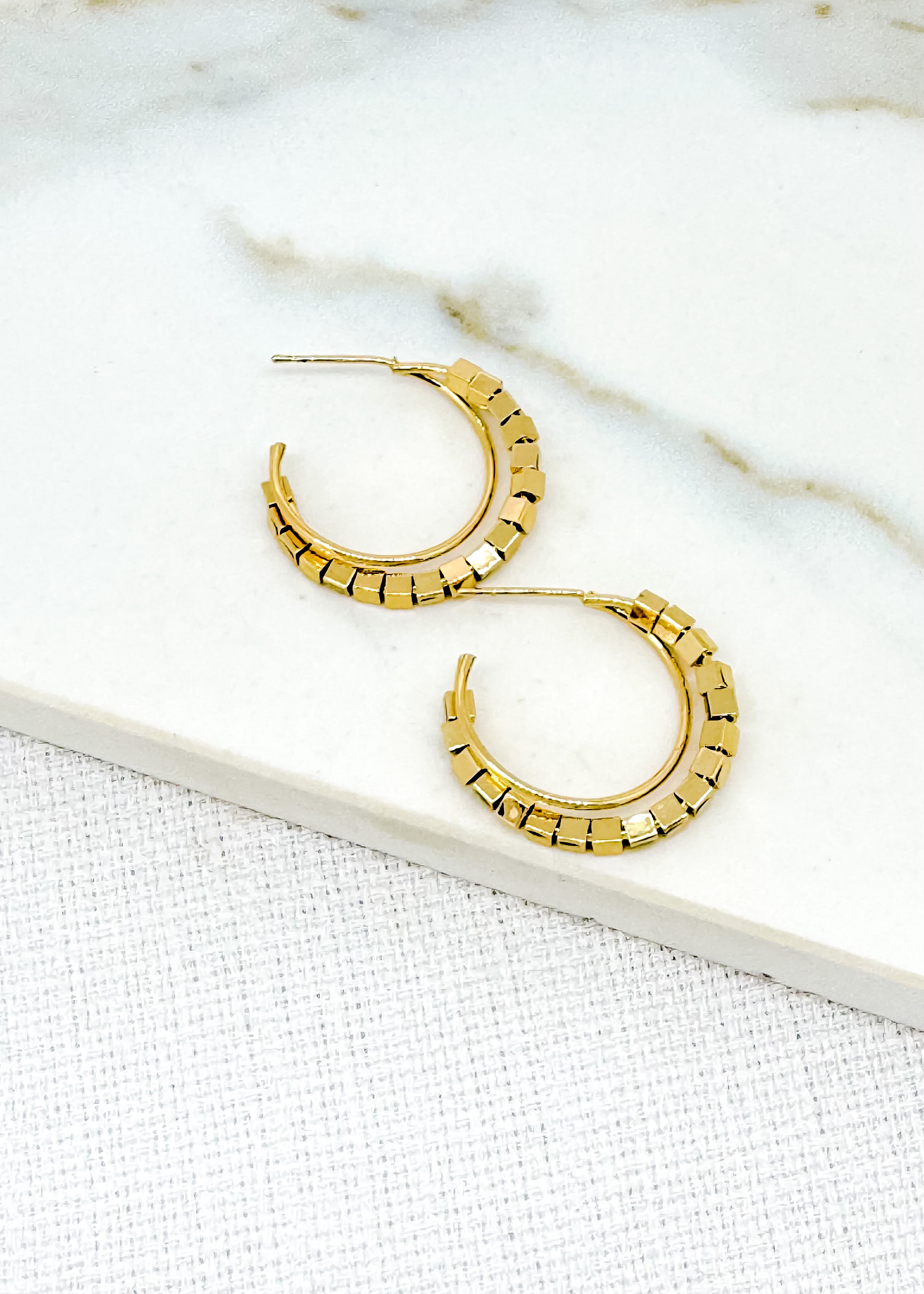 Hoop Earrings - Gold