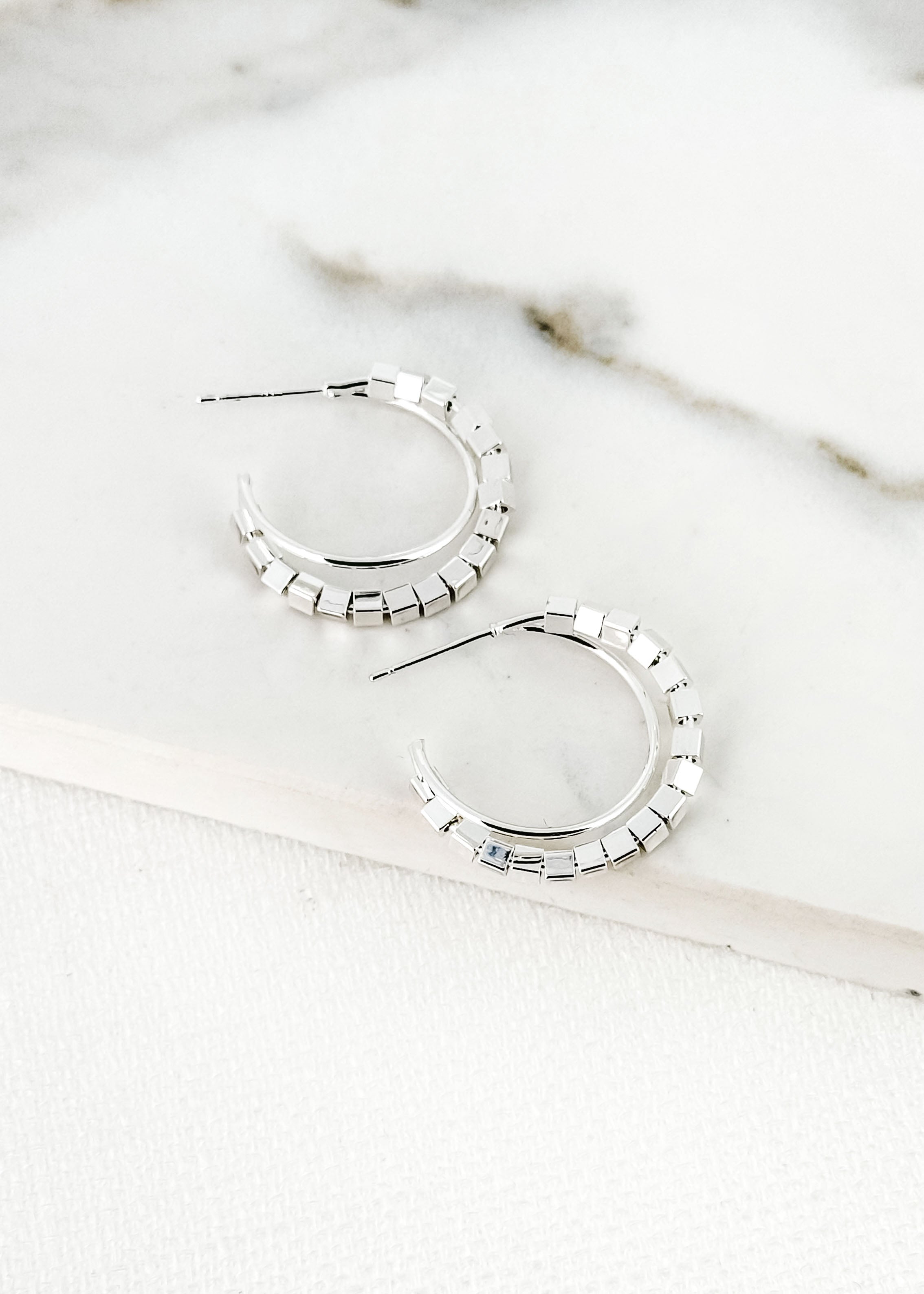 Earrings - Silver