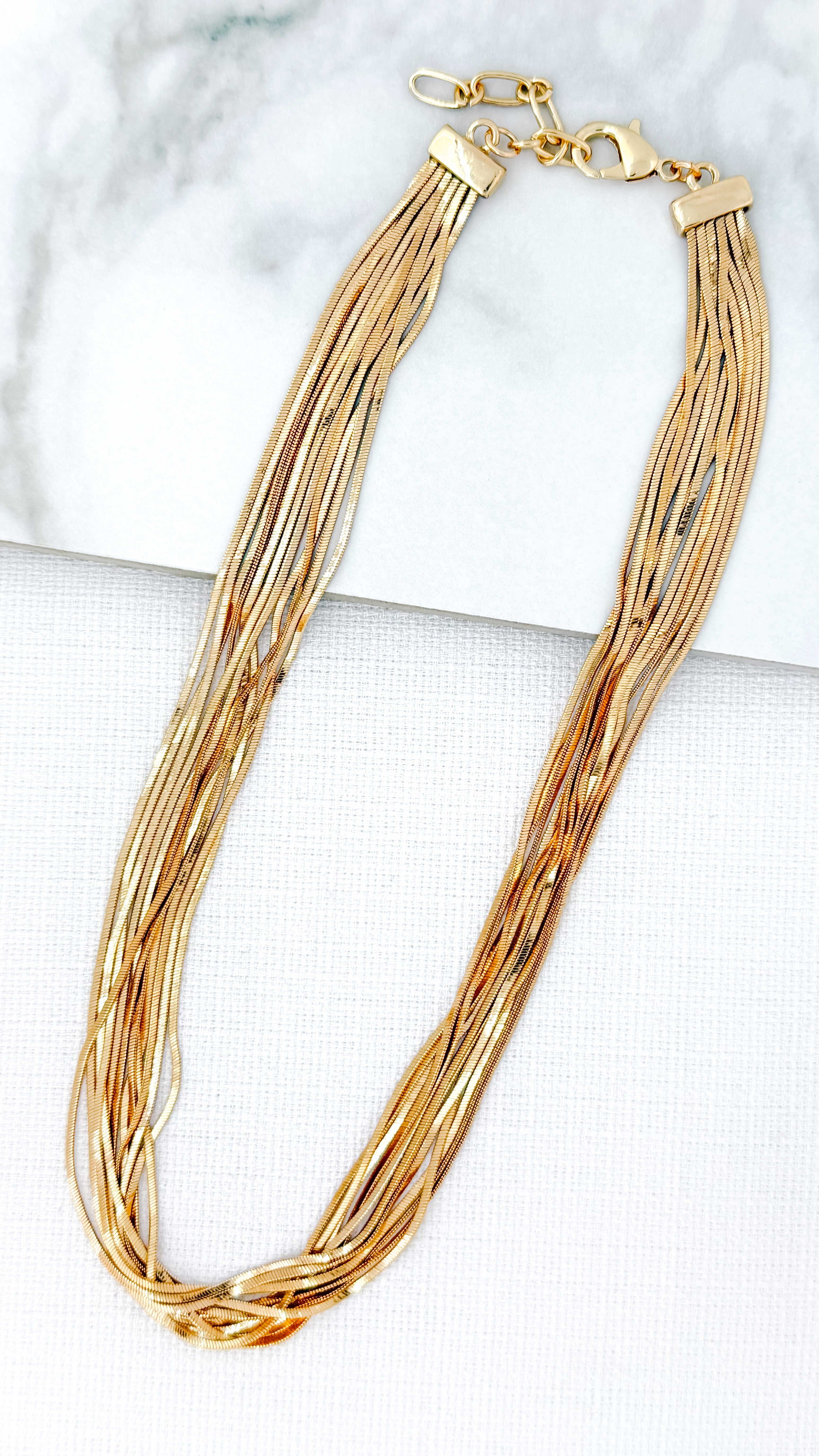 Short Necklace - Gold