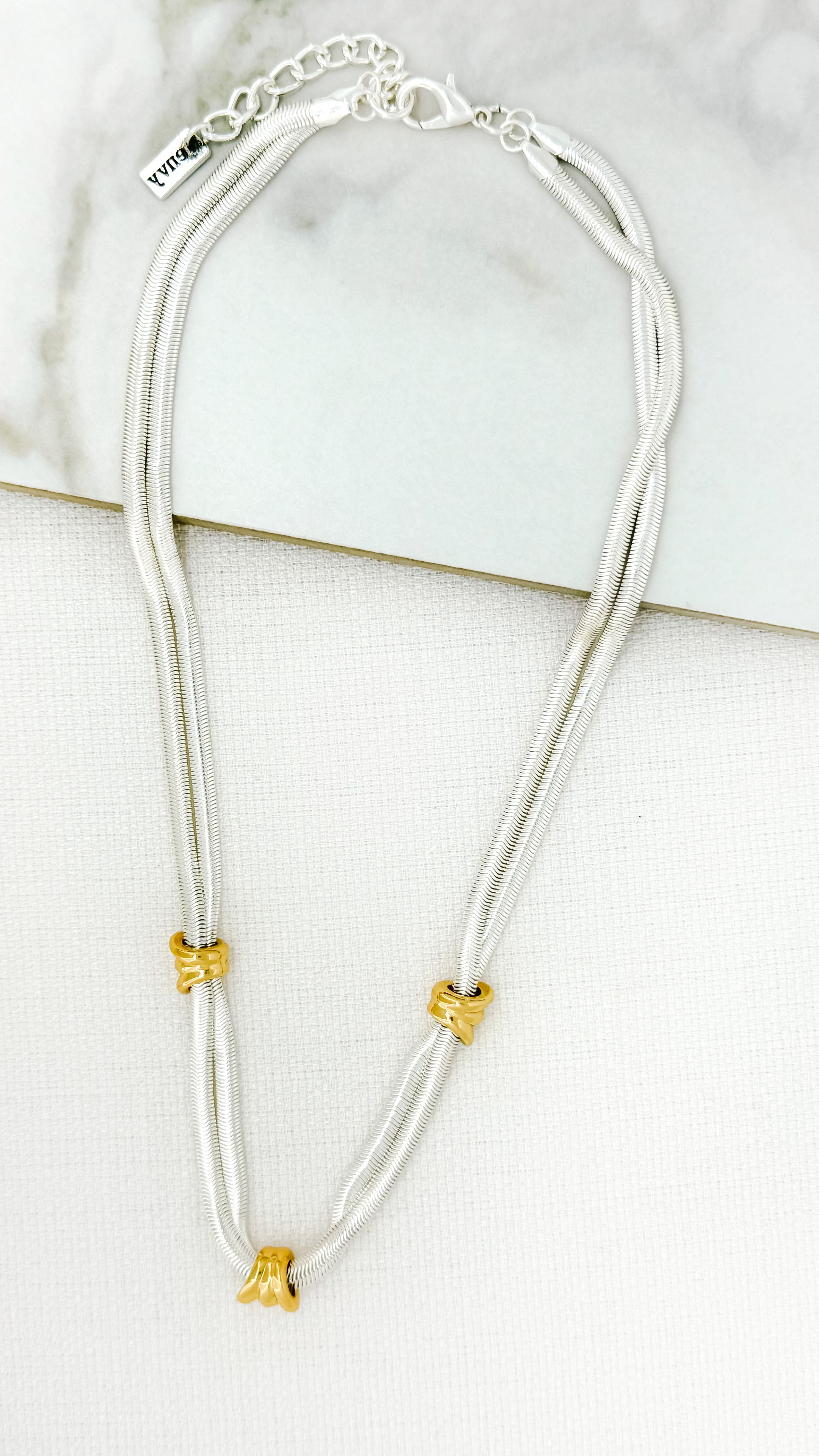 Short Necklace - Silver