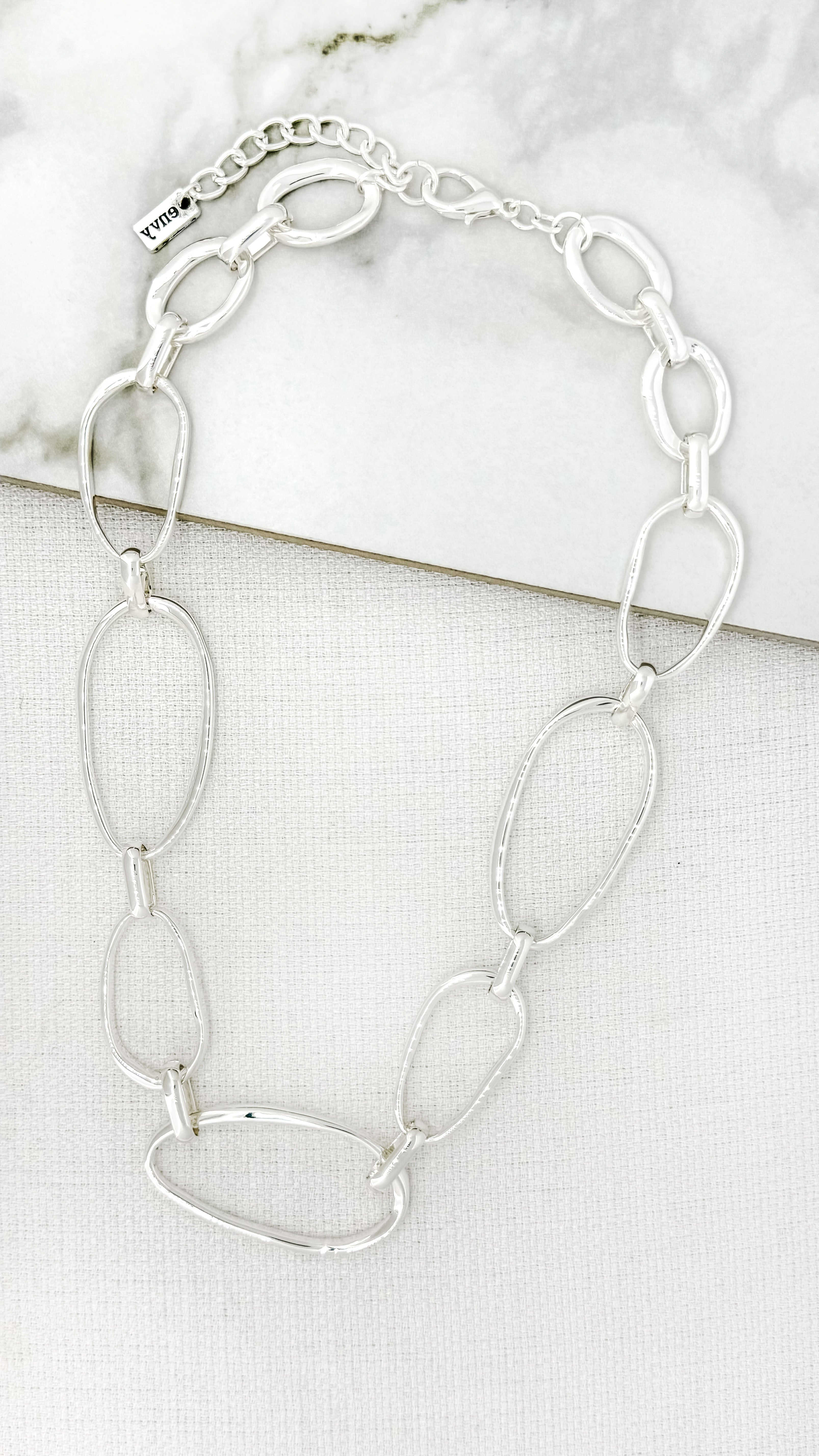 Short Necklace - Silver