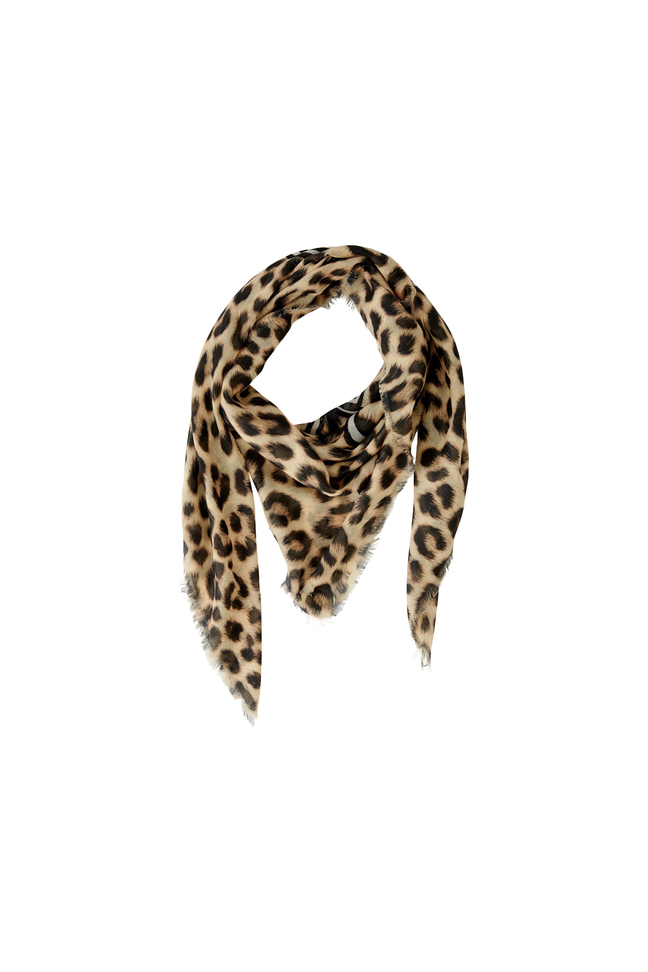 Lightweight Scarf - Leopard Print