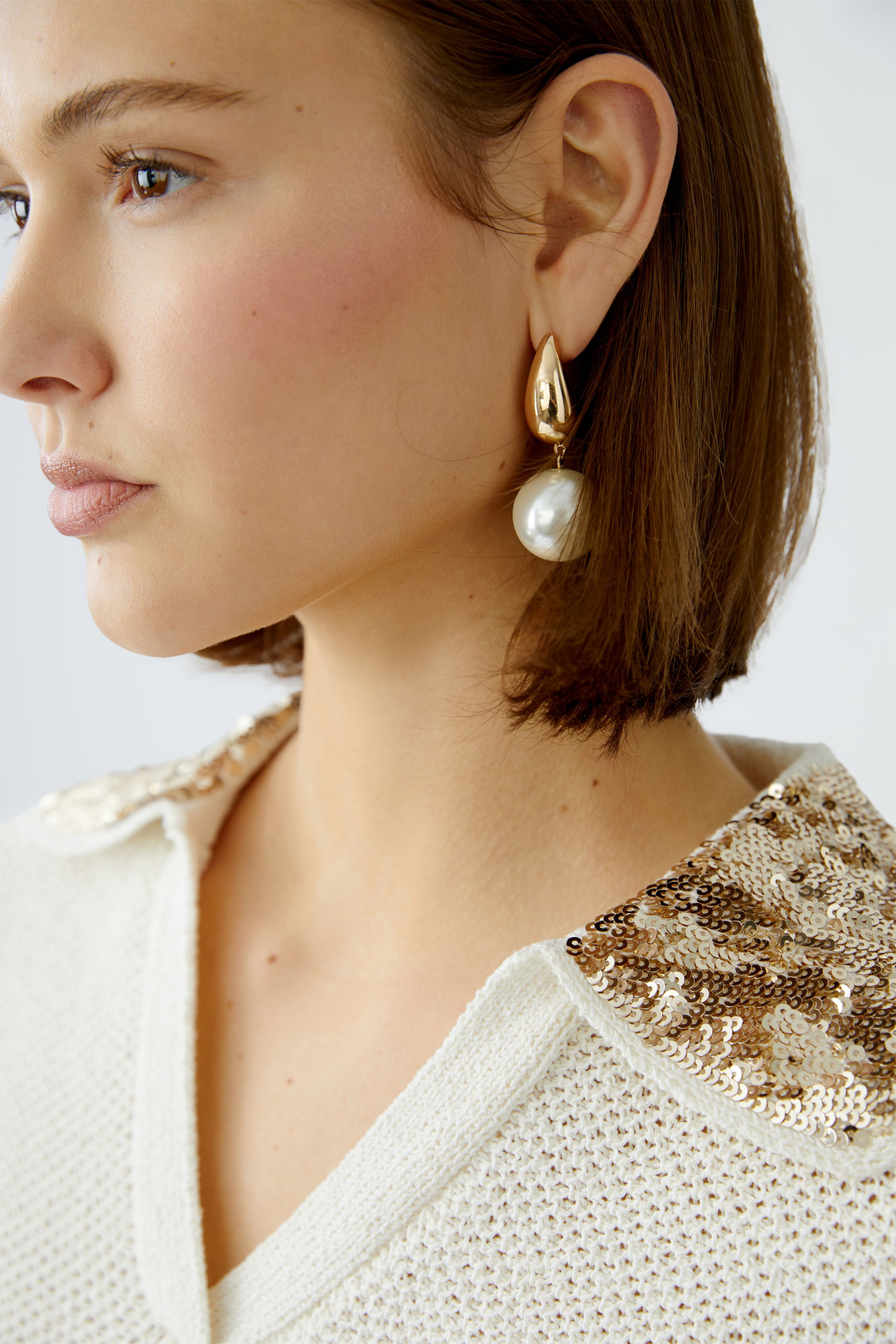 Collared Jumper - Cream