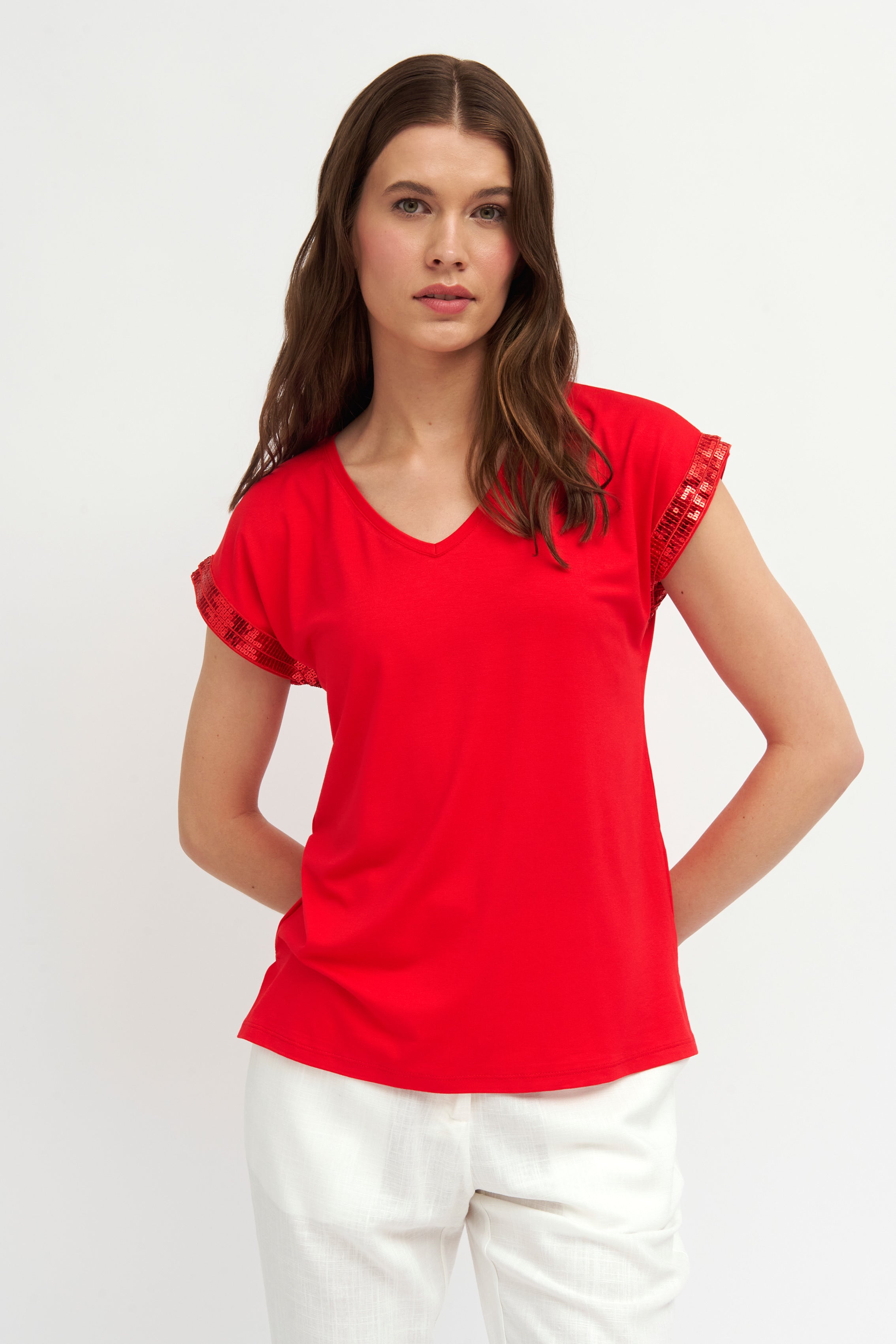 Bujalance Top - Red