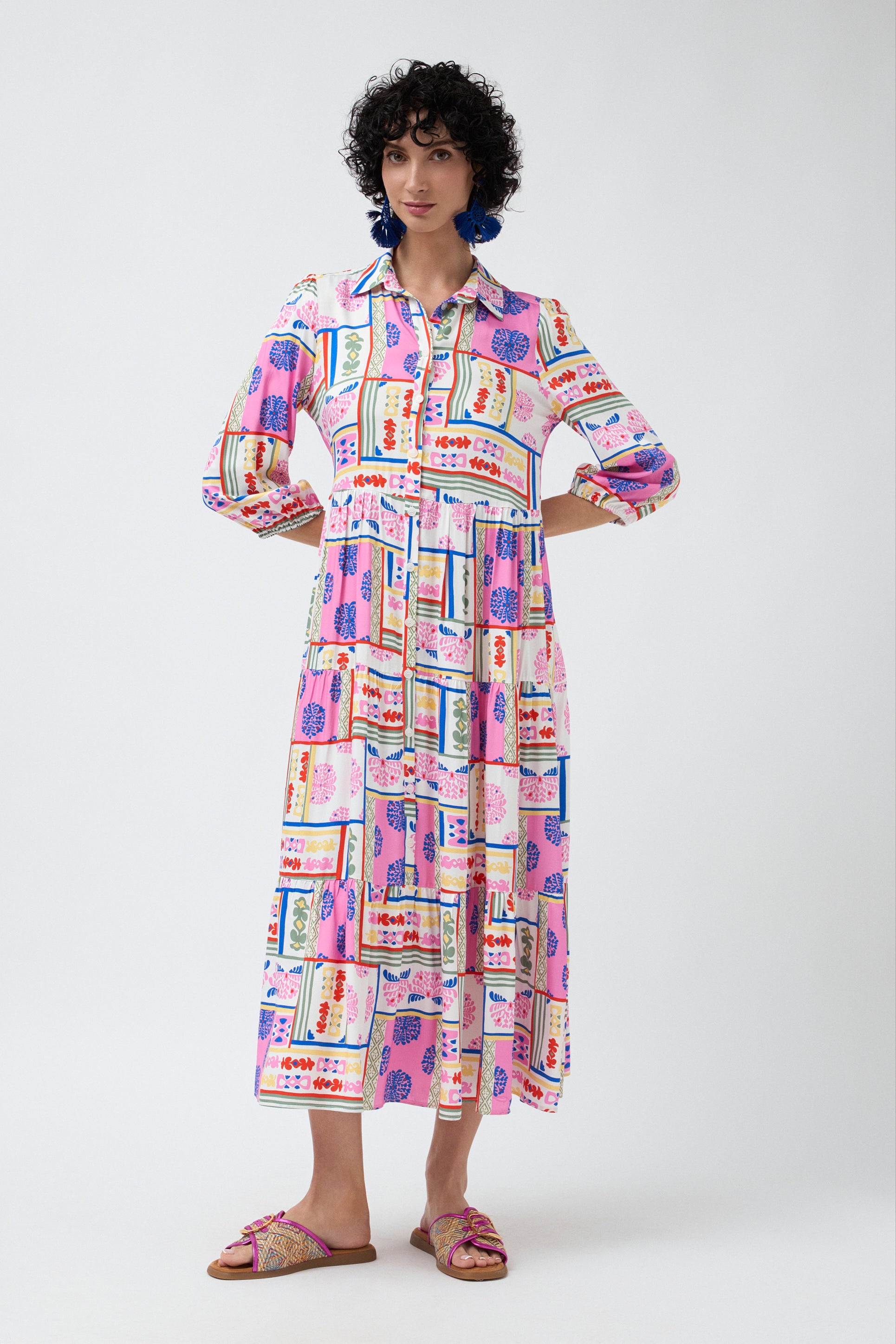Burton Shirt Dress - Pink