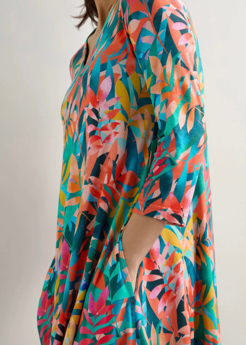 Tropical Bubble Dress - Multi