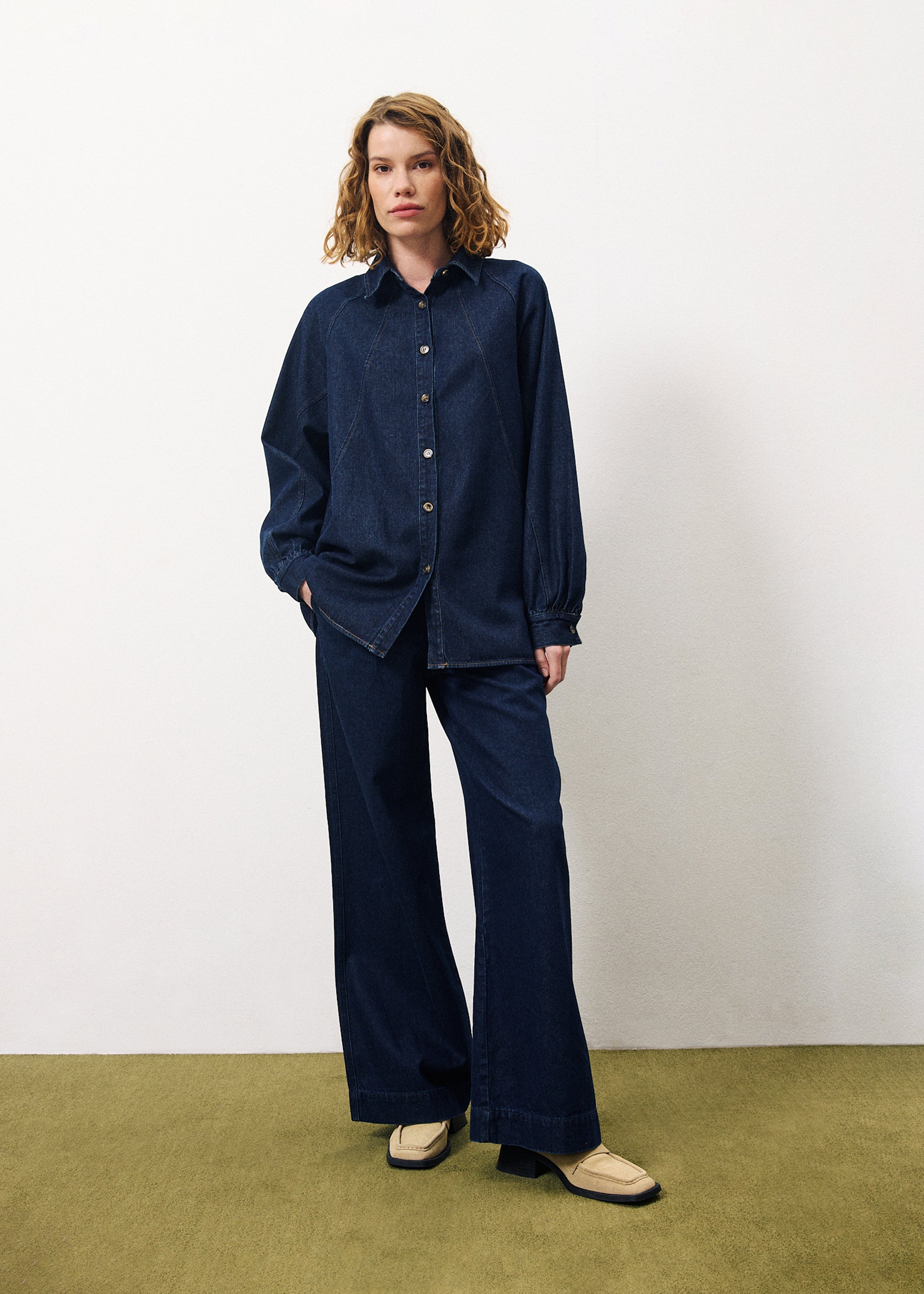 Prunella Jeans - Bleu Marine