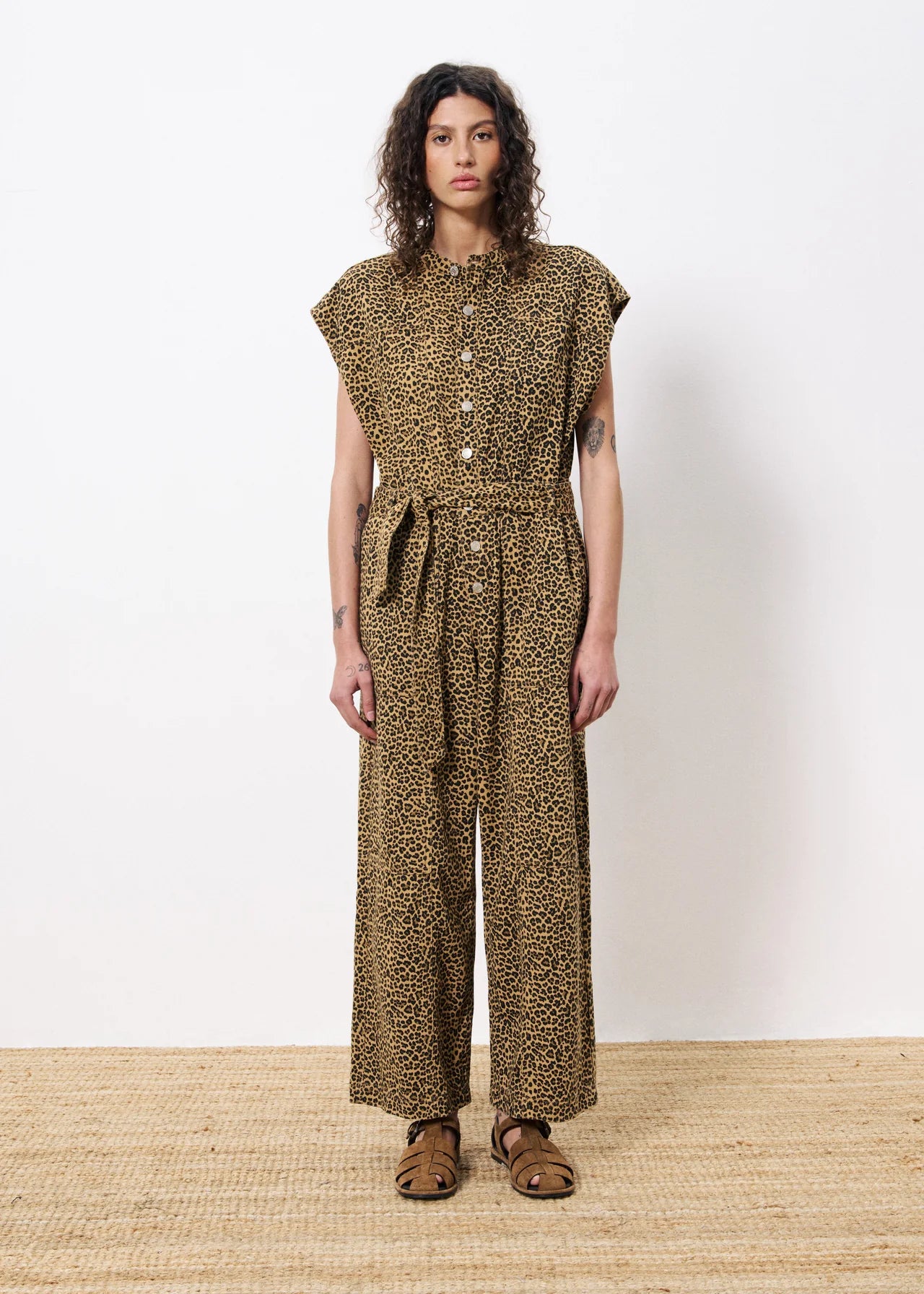 Scheila Jumpsuit - Leopard Print