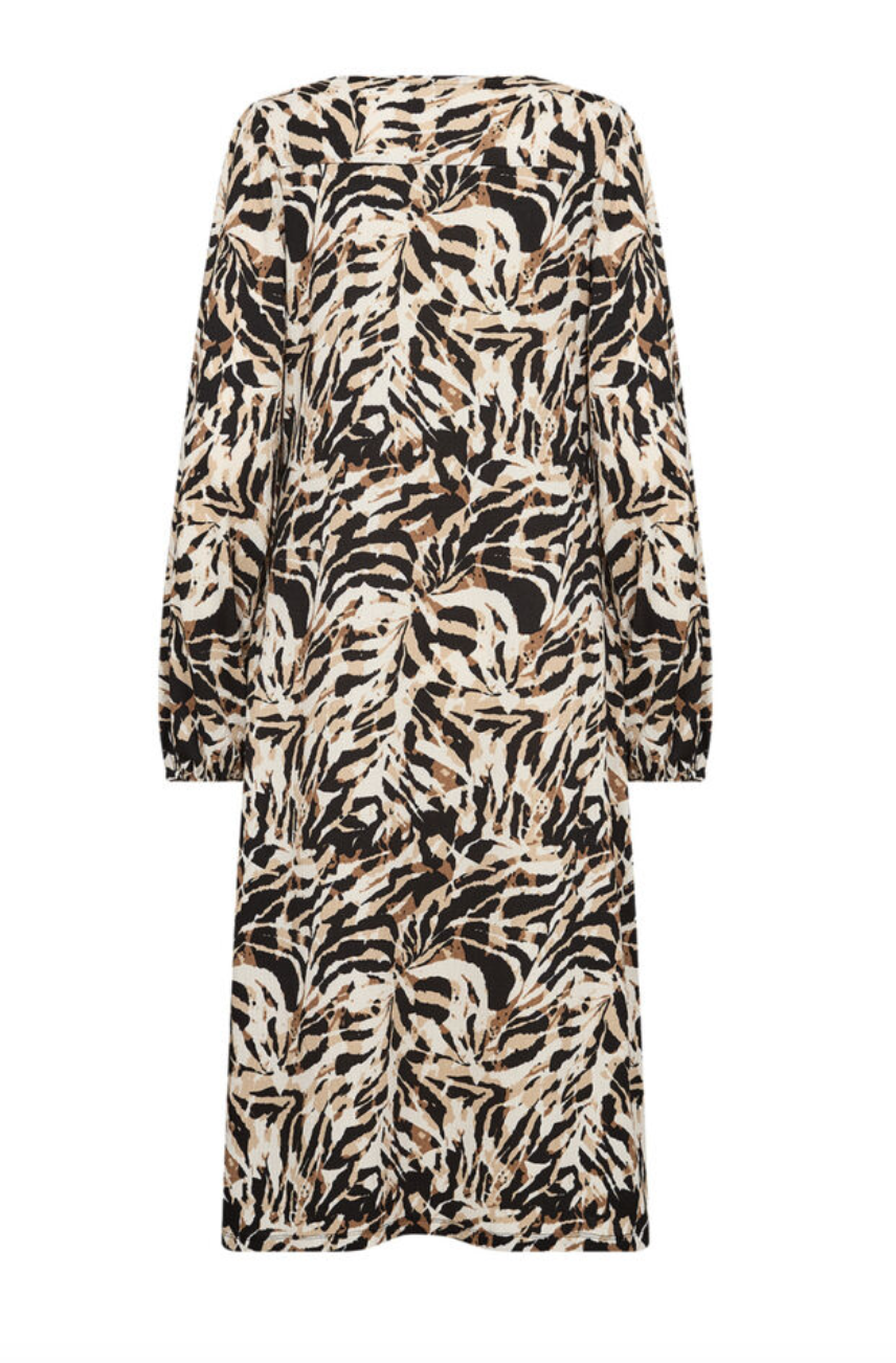 Perla Dress - Cream/Black