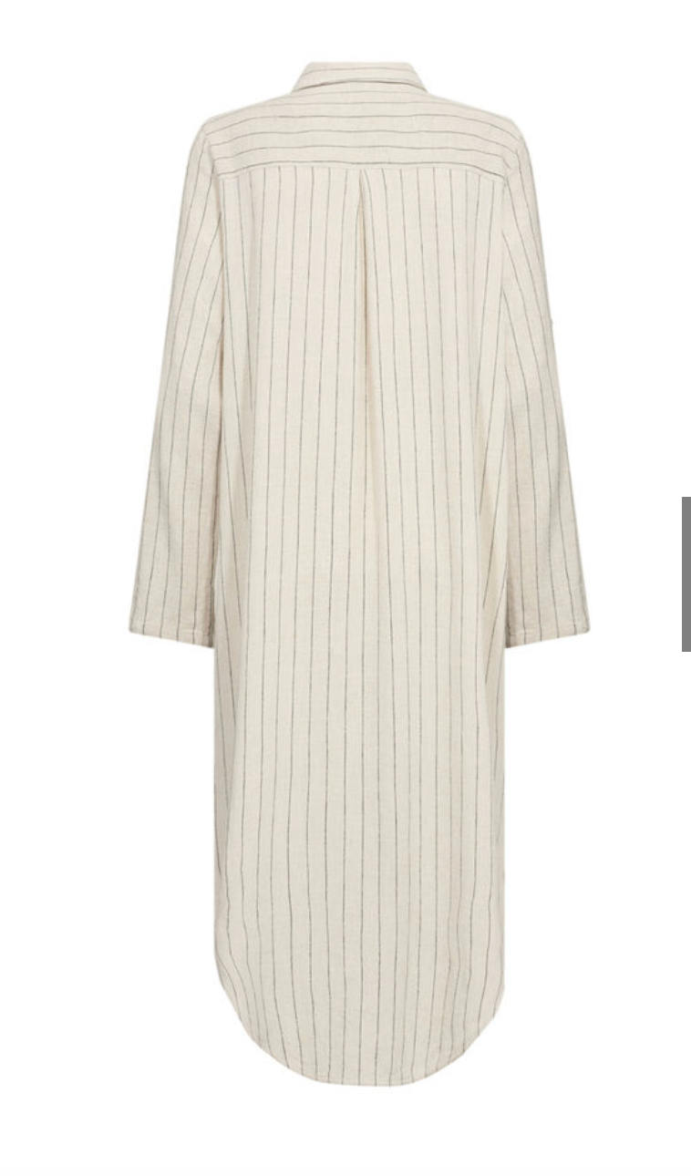Poula Shirt Dress - Cream