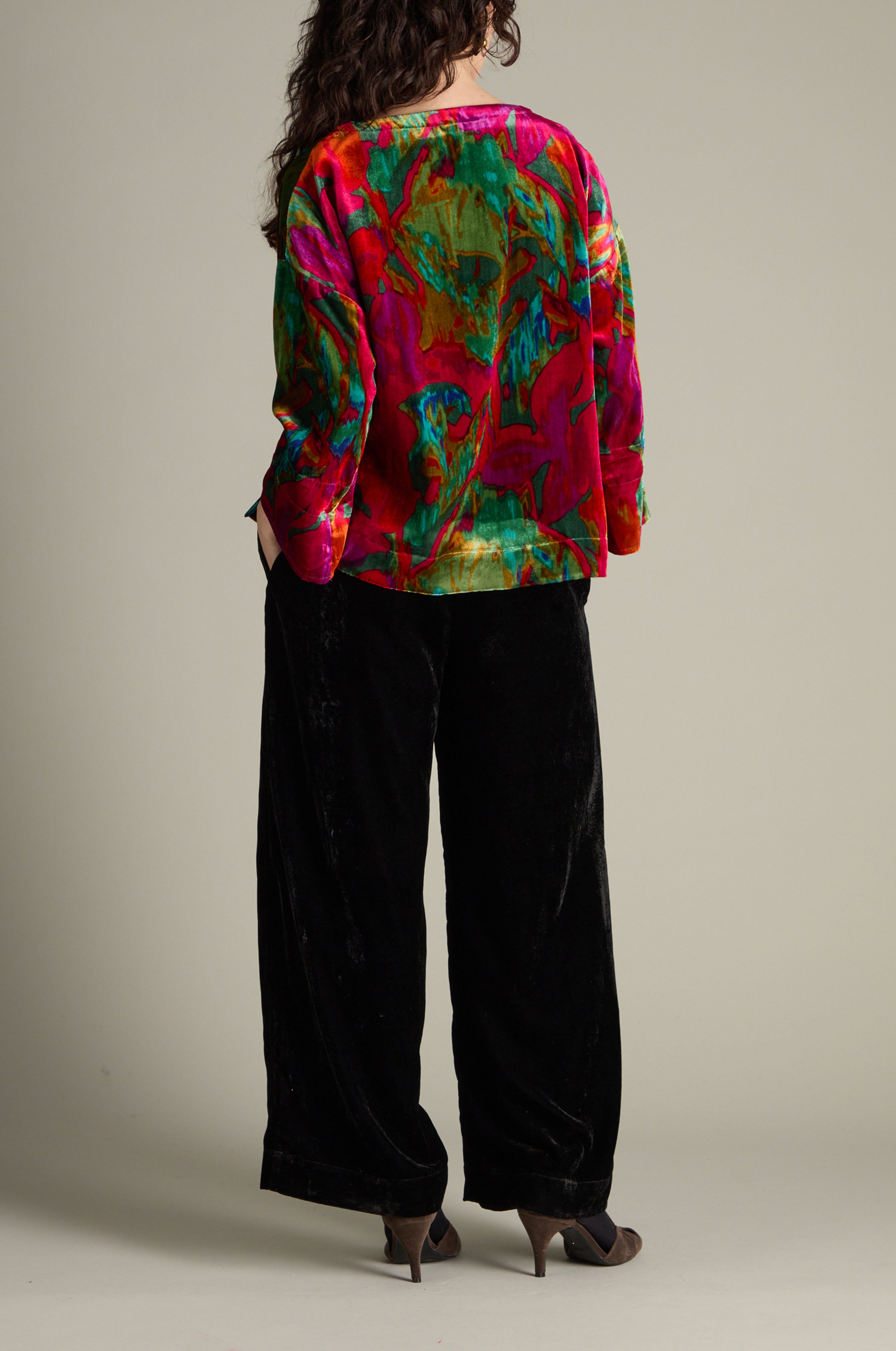 Botanicals Velvet Top - Multi