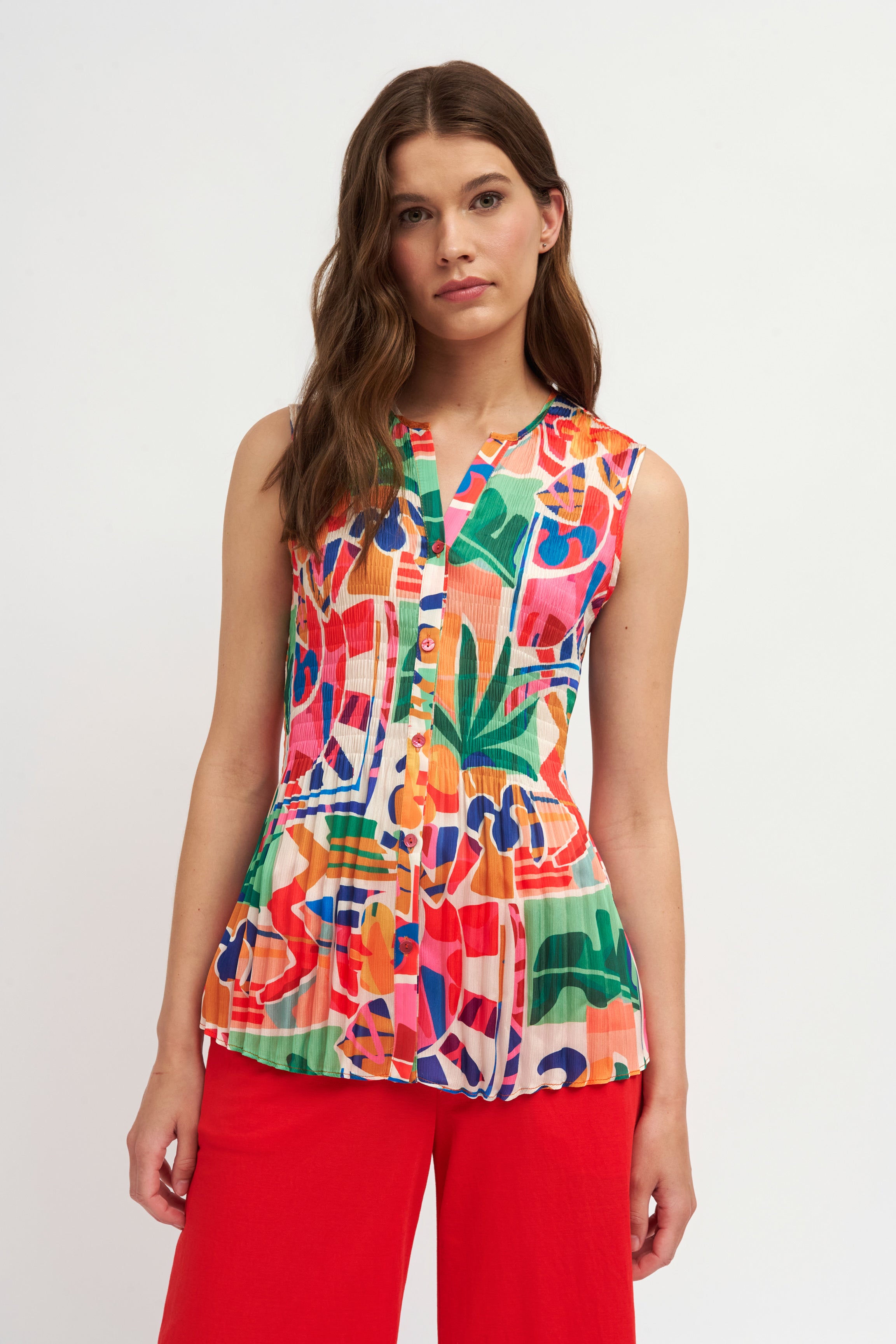 Tabea Sleeveless Blouse - Multi