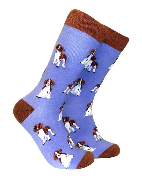 Spaniel Socks - Purple