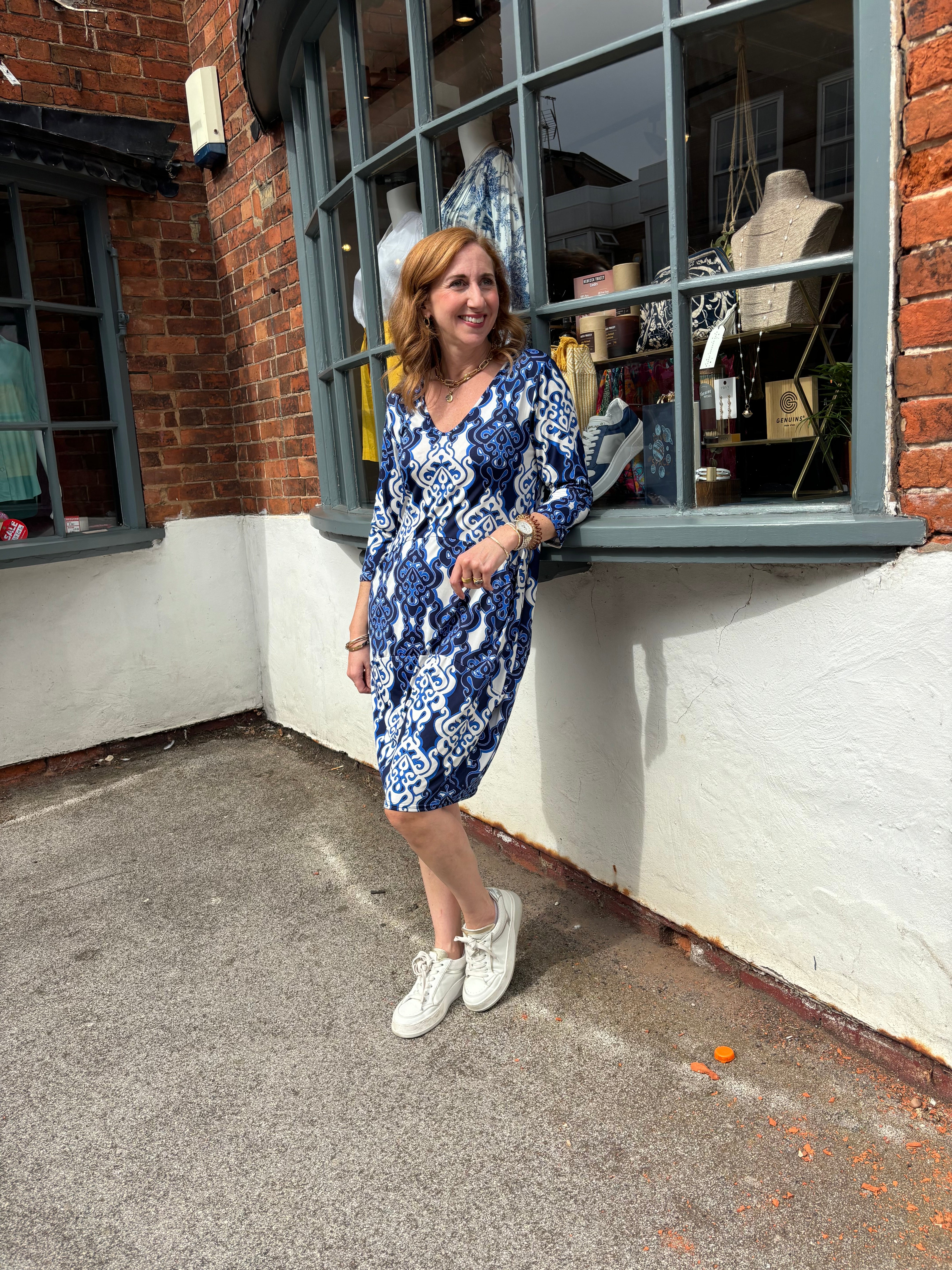 Cinema Dress in Blue