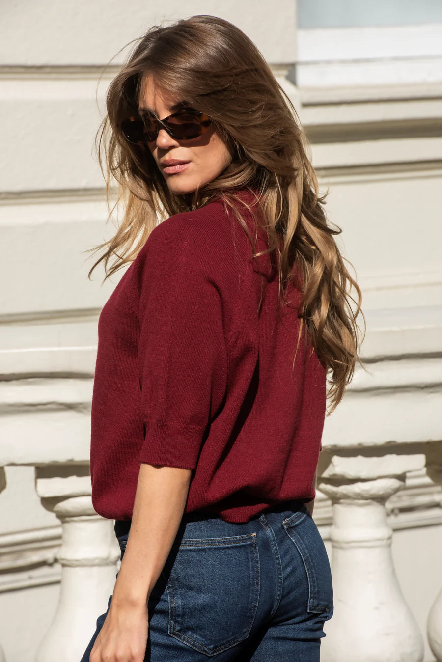 Carrie Jumper - Burgundy