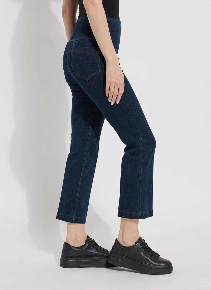 Ankle Grazer Boot Cut Jeans - Indigo