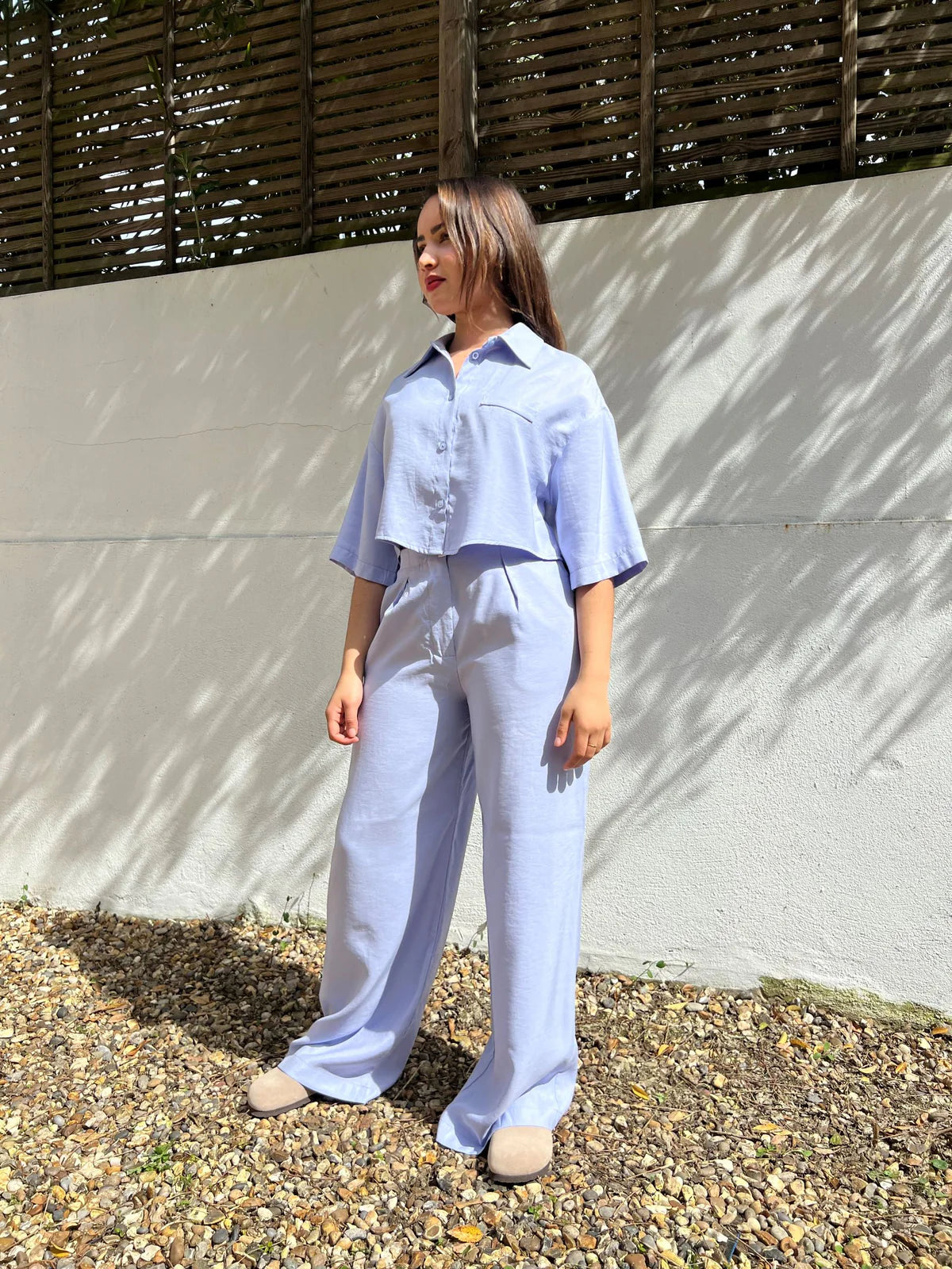 Tomo Trousers - Light Blue