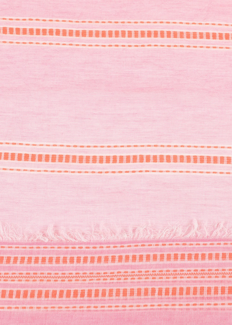 Love Stripe Scarf in Pink