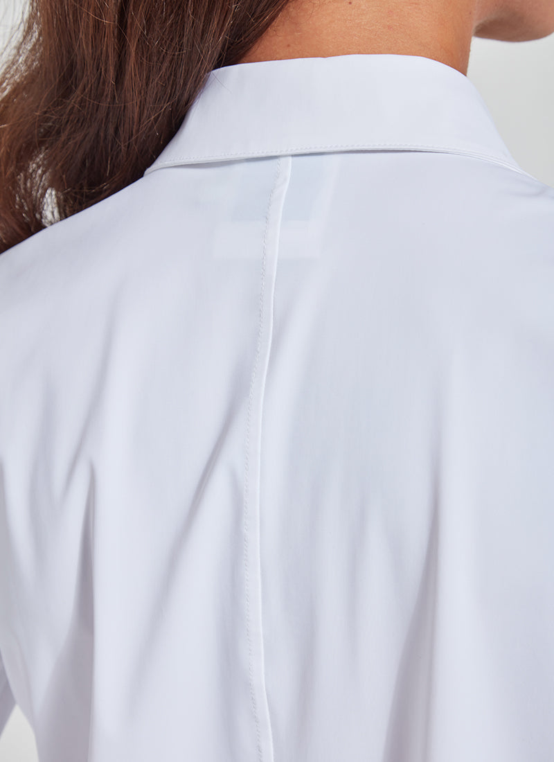 Connie Slim Shirt - White